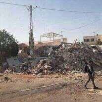 מתחם העסקים הבלתי חוקי בחיזמא, בצפון ירושלים, הבוקר. | שלמה פיוטרקובסקי