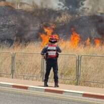 השריפה במקום הנפילה. | פאר לרדו