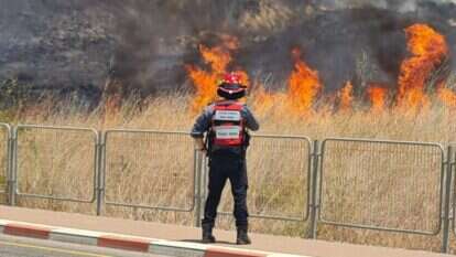 השריפה במקום הנפילה. | פאר לרדו
