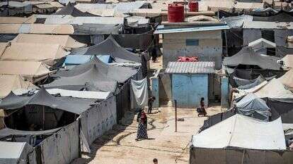 מחנה אל־הול בצפון סוריה. | AFP