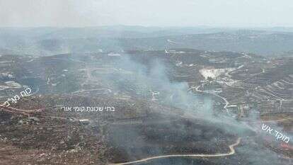 שריפה בשכונות של יצהר שריפה בשכונות של יצהר