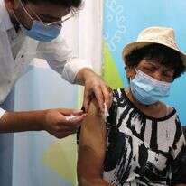 חיסון במנה השלישית בירושלים. | EPA