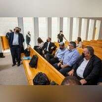 ח"כ דוד ביטן והשר אלקין (משמאל) בדיון בבית המשפט העליון, | אוליבייה פיטוסי, פלאש 90