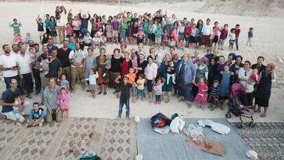 תושבי חירן בשטח המיועד ליישוב הקבע. | דוברות חירן תושבי חירן בשטח המיועד ליישוב הקבע. | דוברות חירן