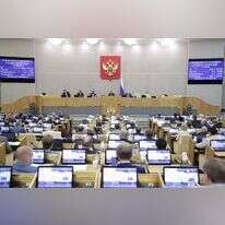 דיון בפרלמנט הרוסי, מאי 2021. | AP