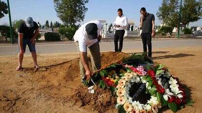 הלווית משה אגדי מאשקלון שנהרג מפגיעת רקטה. למצולמים אין קשר לכתבה. | לירון מולדובן 05/05/2019