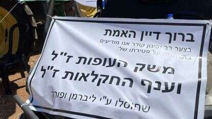 המחאה נגדת רפורמת החקלאות. ללא קרדיט