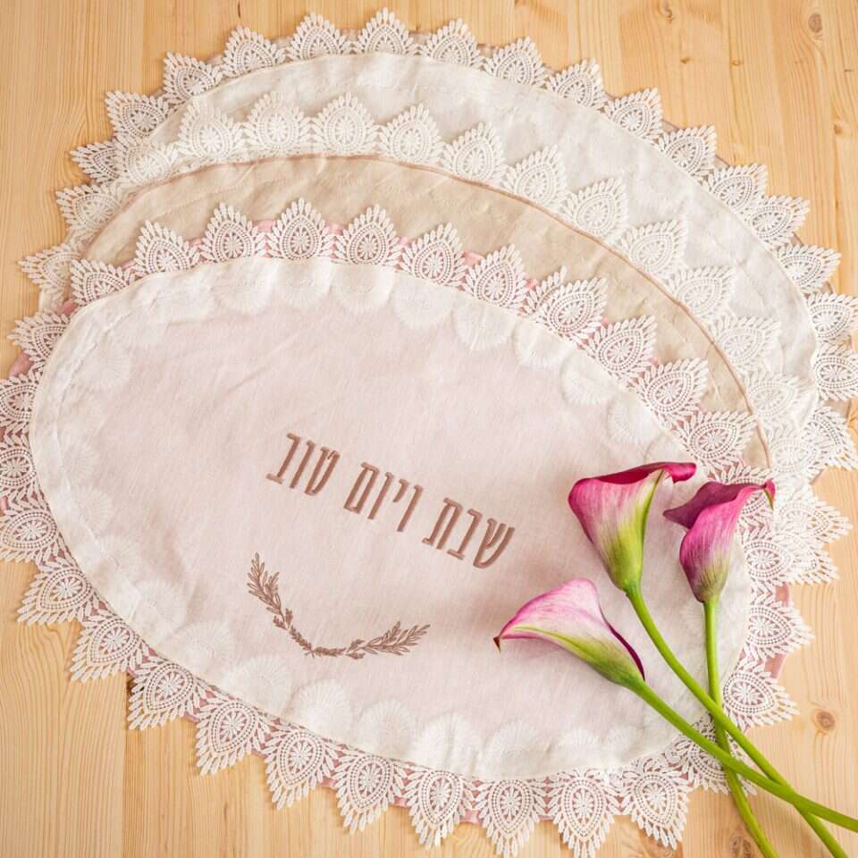 כיסוי חלה פשתן BcH 480 שח, | בר שניר לסטודיו פרנקי