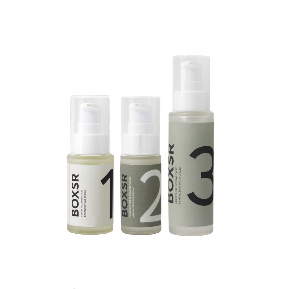 Boxsr מותג טיפוח לגבר בשלושה שלבים. | יחצ חול