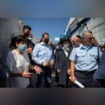 סיור של ועדת החקירה לאסון מירון במתחם קבר הרש"בי בתחילת חודש אוגוסט. | גיל אליהו