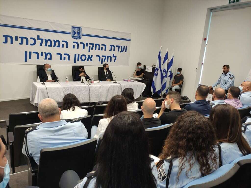 ועדת החקירה הממלכתית לאסון מירון שומעת עדות