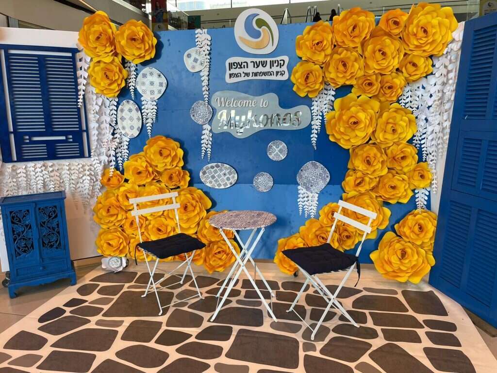 מבקרים במדינות אקזוטיות בקניון שער הצפון. | יחצ