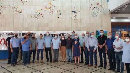 כינוס החירום של חברים מהקואליציה וראשי החקלאים נגד הרפורמה בחוק ההסדרים