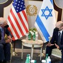 ראש הממשלה, נפתלי בנט, עם מנכ"ל AIPAC, הווארד קור. | אבי אוחיון/ לע"מ