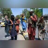 לוחמי טליבאן בקאבול, 2021. | AFP