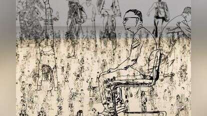 צדוק בן־דוד, מתוך המיצב "אנשים שראיתי ומעולם לא פגשתי" במוזיאון תל אביב לאמנות, 2021