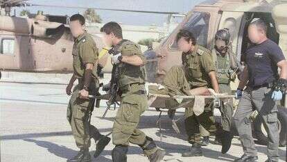 חילוץ פצועים נוסק מאזור לחימה. | דובר צה"ל