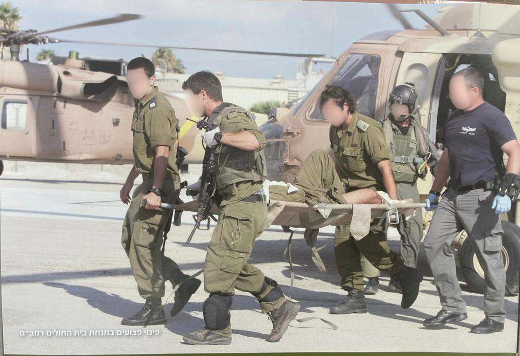 חילוץ פצועים נוסק מאזור לחימה. | דובר צה"ל
