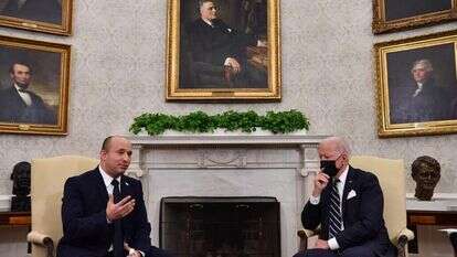 פגישת בנט וביידן. | AFP