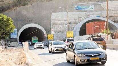 עומס תנועה בכביש המנהרות, המוביל מירושלים לגוש עציון | אופיר דוד
