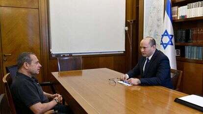 נפתלי בנט וראש השב"כ נדב ארגמן. | חיים צח לע"ם