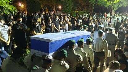 הלווייתו של הלוחם בראל חדריה-שמואלי, השבוע. | גדעון מרקוביץ, באדיבות המשפחה