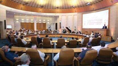 מפגש קהילות הציונות הדתית עם ראש העיר. | ארנון בוסאני