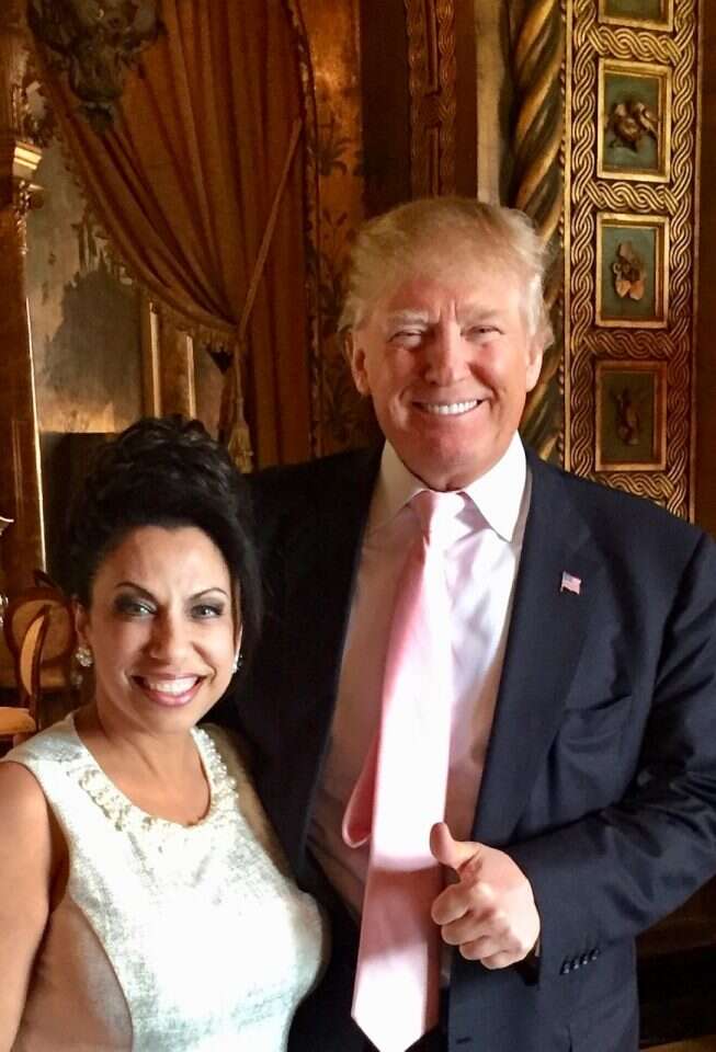 גבריאל עם טראמפ. באדיבות המצולמת