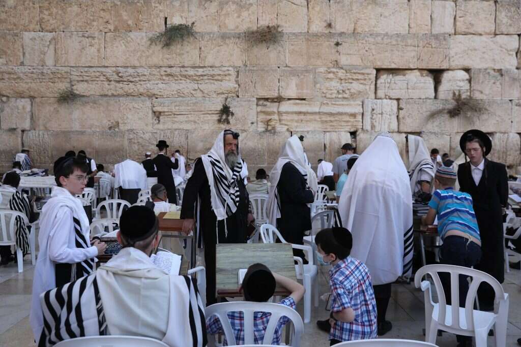 תפילה בכותל המערבי, היום. | EPA