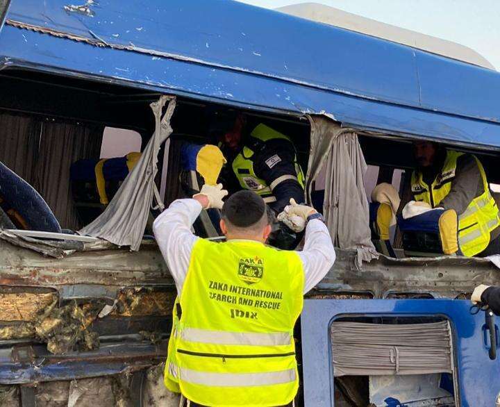תאונת הדרכים בין אומן לקייב. | דוברות זק״א