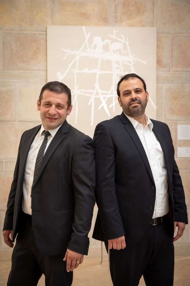 ח"כ ינון אזולאי והשר אלכס קושניר. | אוליבייה פיטוסי