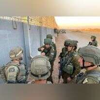 כוכבי בסיור בגבול עזה. התמונה צורפה לאיגרת הרמטכ"ל לקראת ראש השנה תשפ"ב | דובר צה"ל