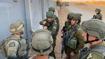 כוכבי בסיור בגבול עזה. התמונה צורפה לאיגרת הרמטכ"ל לקראת ראש השנה תשפ"ב | דובר צה"ל