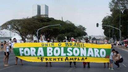 ההפגנות להדחת נשיא ברזיל. | EPA