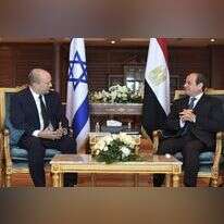 נפתלי בנט עם נשיא מצרים א-סיסי בפגישתם הראשונה. | קובי גדעון, לע"מ