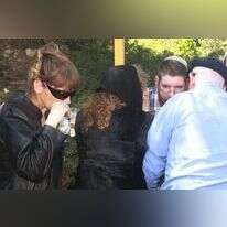 משפחת לבנת בהלוויה של בן יוסף הי"ד. | מירי צחי