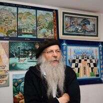 הצייר ברוך נחשון ז"ל. | מאור לביא/TPS