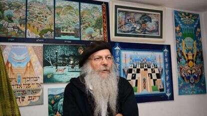 הצייר ברוך נחשון ז"ל. | מאור לביא/TPS