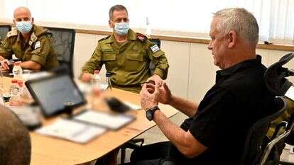 שר הביטחון בני גנץ והרמטכ"ל אביב כוכבי. ארכיון. | אריק חרמוני, משרד הביטחון