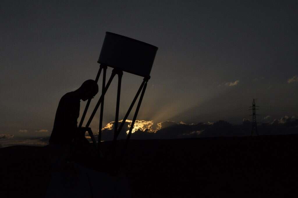 ליקוי ירח במצפה רמון. | שיר פרסר