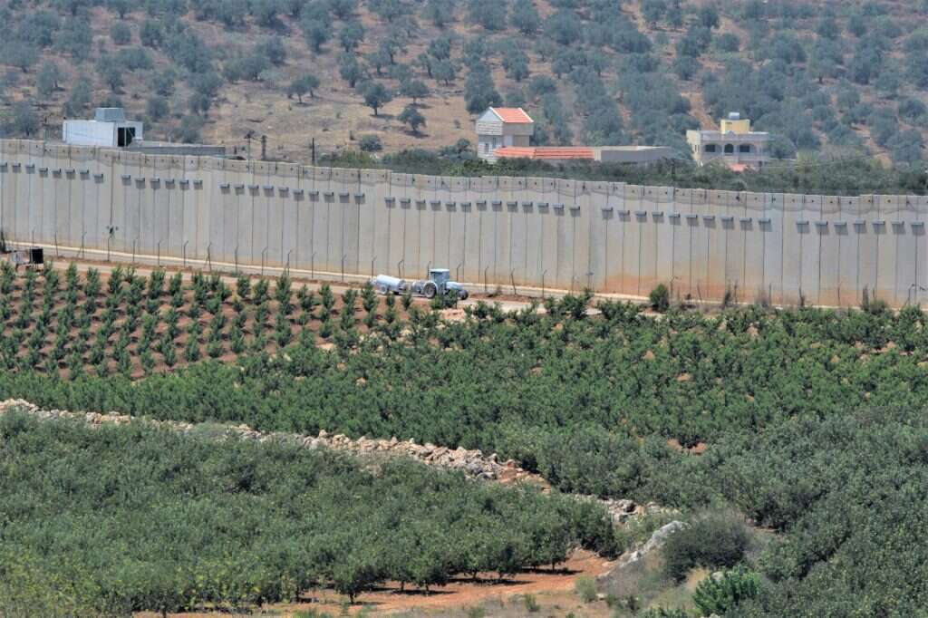 גדר הגבול עם לבנון. | אייל מרגולין, ג'יני