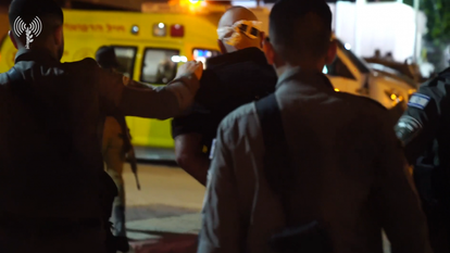 אחד האסירים הנמלטים שנעצרו הלילה. | דובר צה"ל