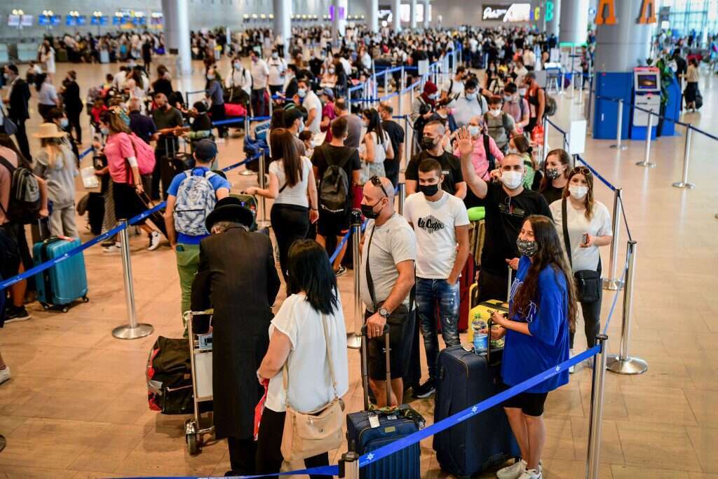 תורים בנתב"ג ביולי 2021 | אבשלום ששוני - פלאש 90