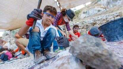 פעילות סיתות בעיר דוד. | אליהו ינאי