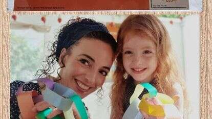 ח"כ עידית סילמן עם ביתה רוני