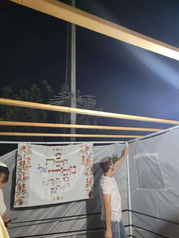 הסוכה בלוד אחרי ההקמה השלישית