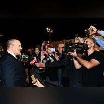 ראש הממשלה בנט לפני המראתו לניו יורק, אמש. | אבי אוחיון, לע"מ