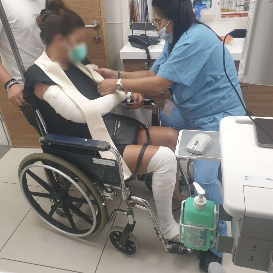 פעילת הליכוד שהותקפה. | איציק זרקא פעילת הליכוד שהותקפה. | איציק זרקא