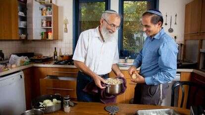 הרב דוד והרב אברהם סתיו. | אריק סולטן הרב דוד והרב אברהם סתיו. | אריק סולטן