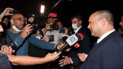 ראש הממשלה בנט טרם המראתו מניו-יורק. | אבי אוחיון /לע"מ